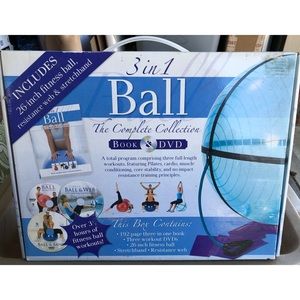 Fitness Ball, Stretchband, and Resistance Web Kit